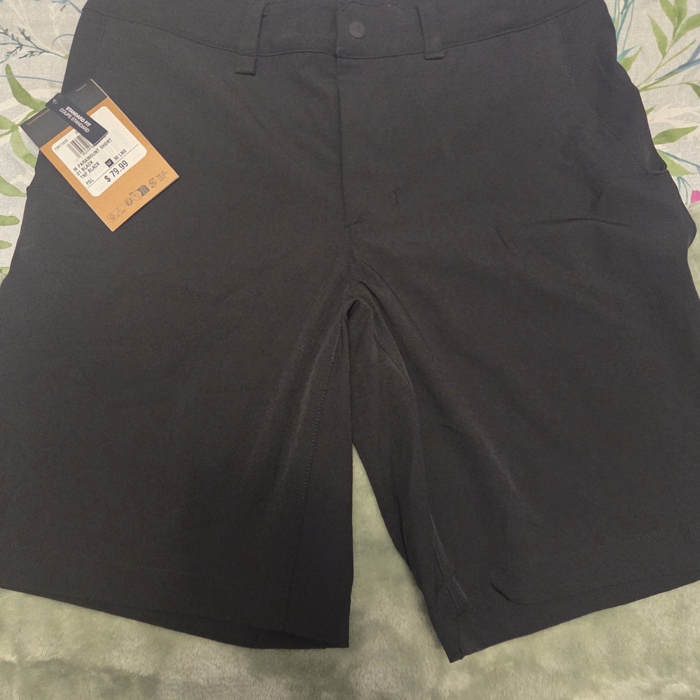 The North Face Men's Charcoal Flat Front Shorts